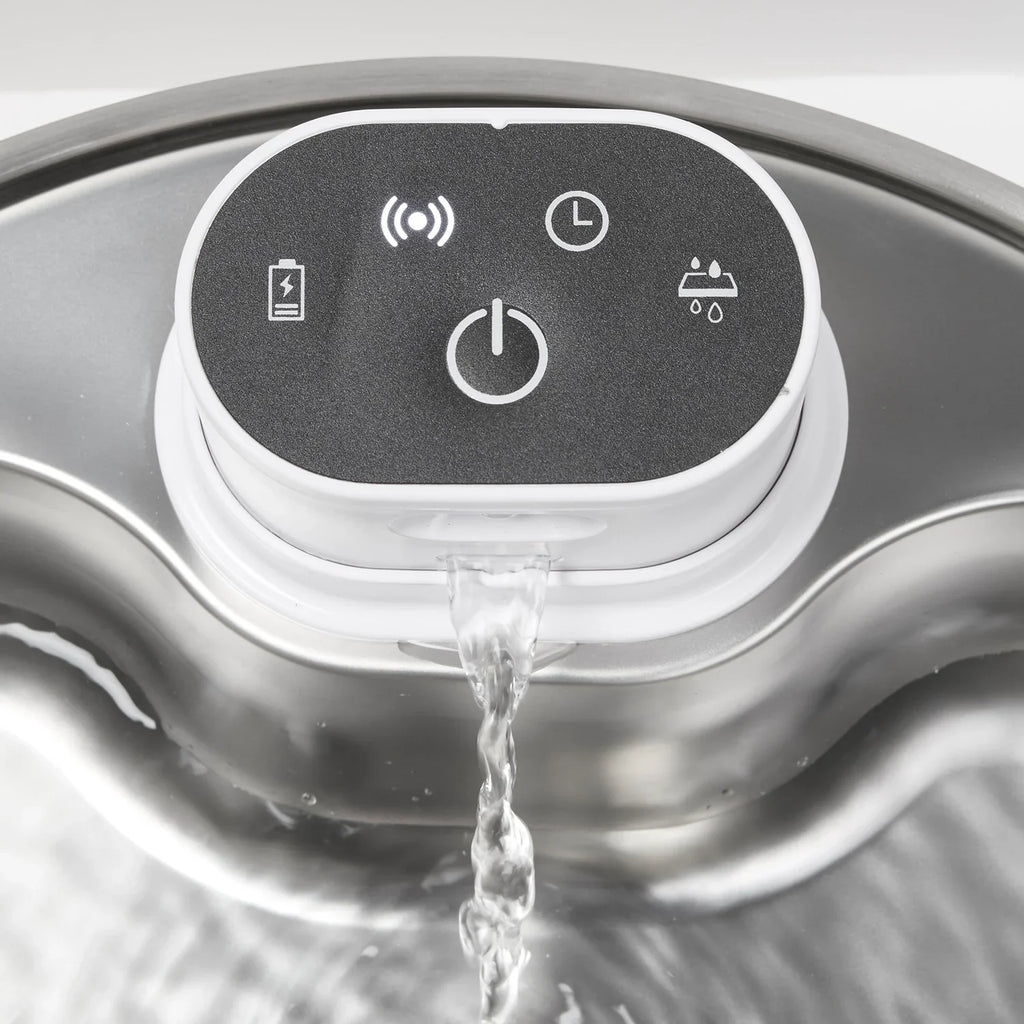 Cat Mate 2.2 Litre Stainless Steel Cordless Cat Water Fountain
