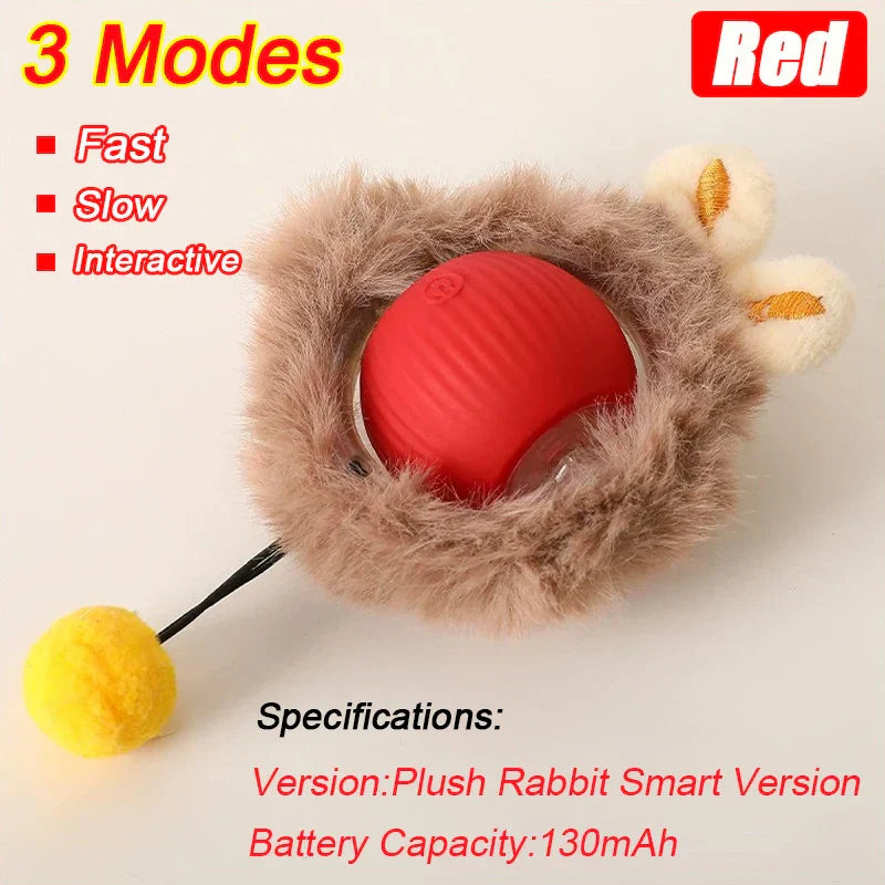 Smart Interactive Rolling Ball Toy for Cats & Dogs